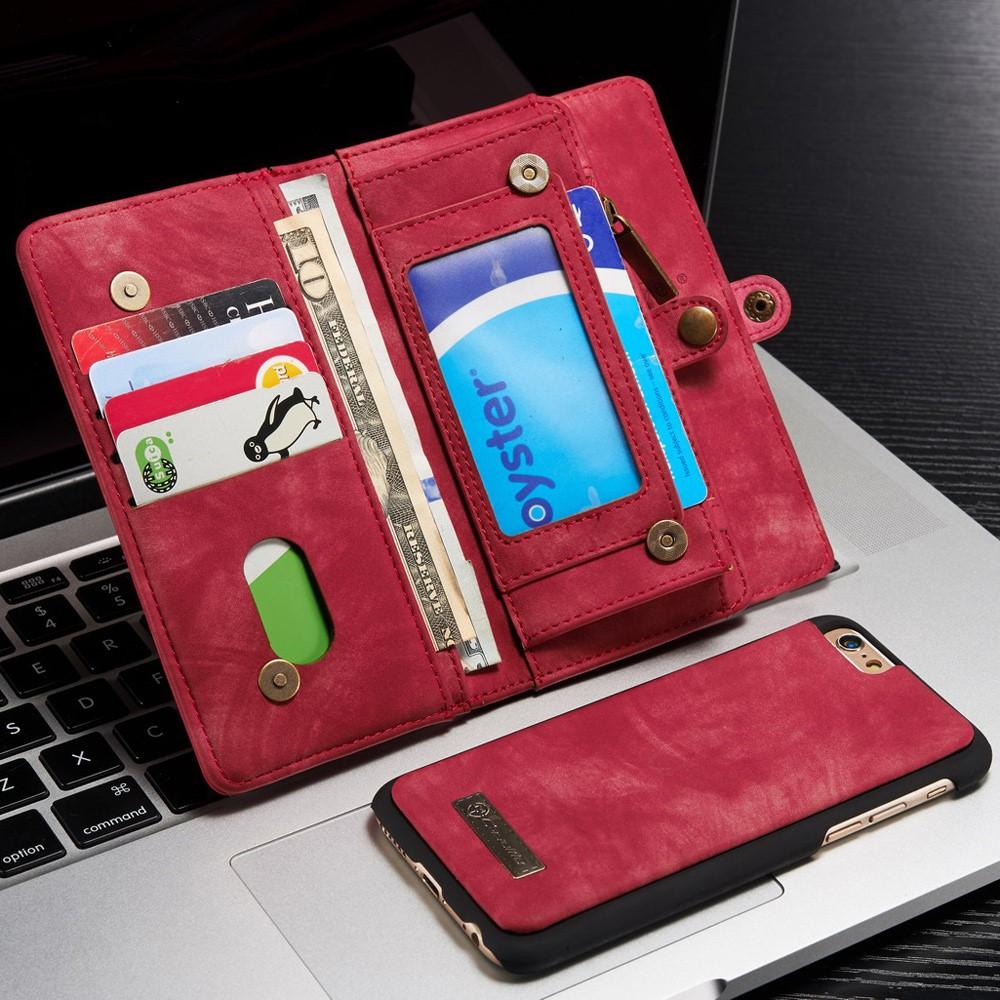 iPhone 6/6S Multi-slot Wallet Case Red