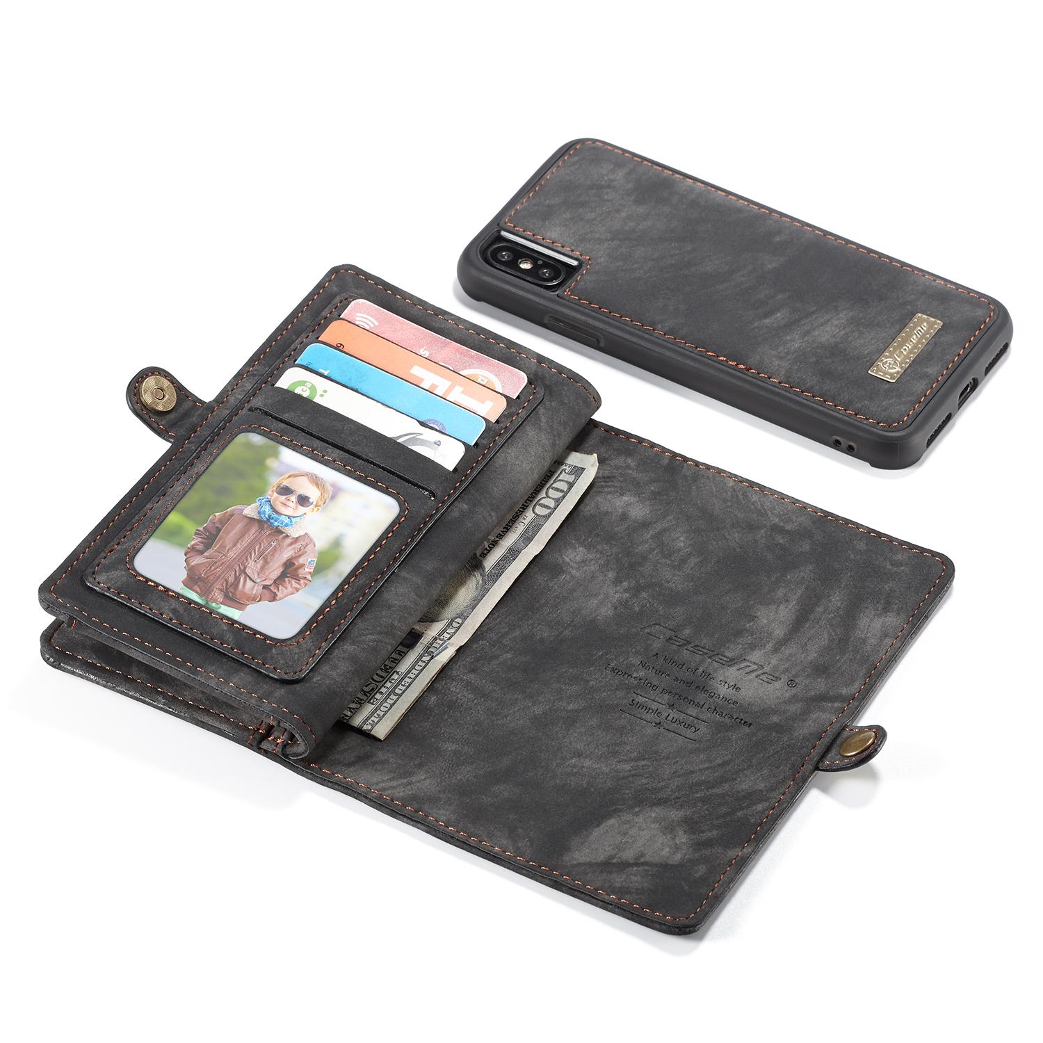 iPhone X/XS Multi-slot Wallet Case Grey