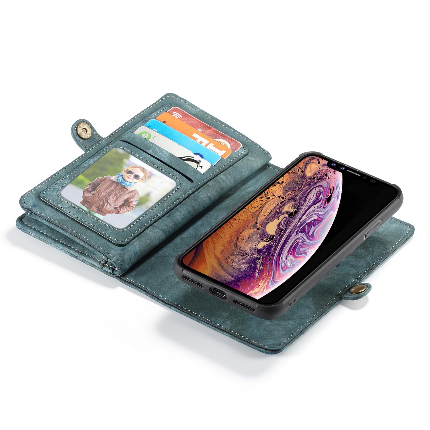 iPhone Xr Multi-slot Wallet Case Blue