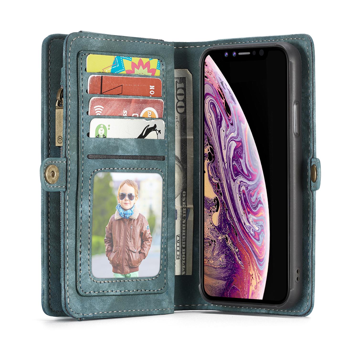 iPhone Xr Multi-slot Wallet Case Blue