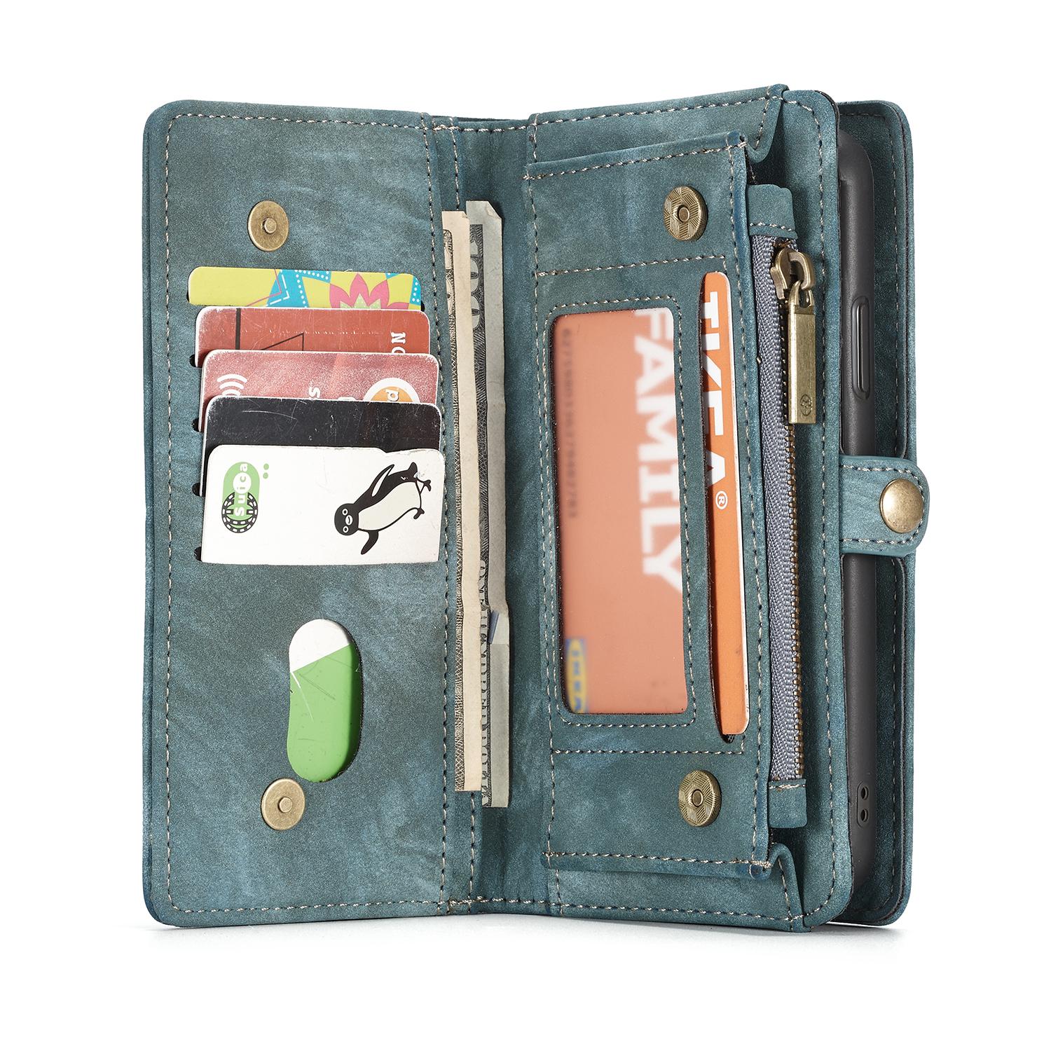 iPhone Xr Multi-slot Wallet Case Blue