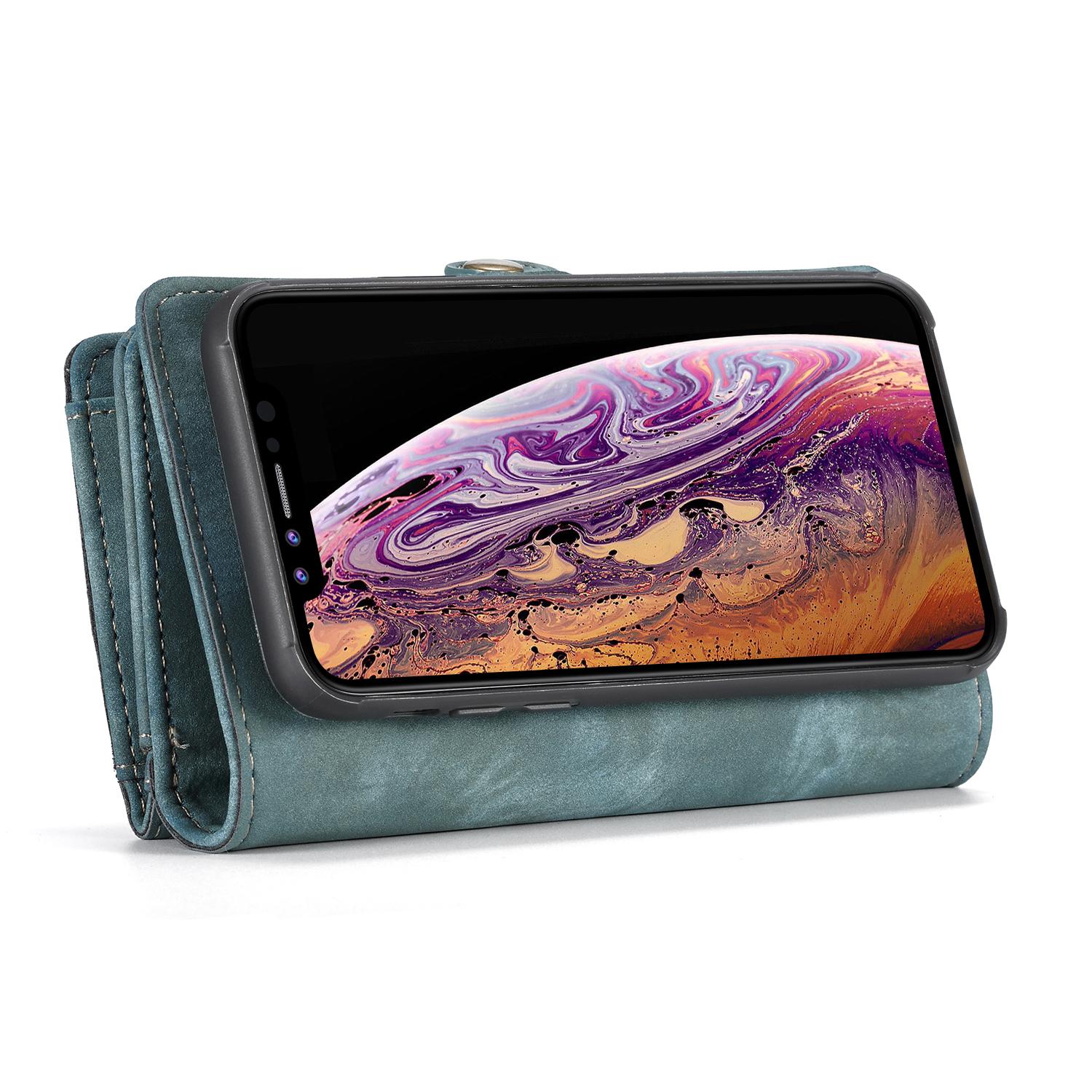 iPhone Xr Multi-slot Wallet Case Blue