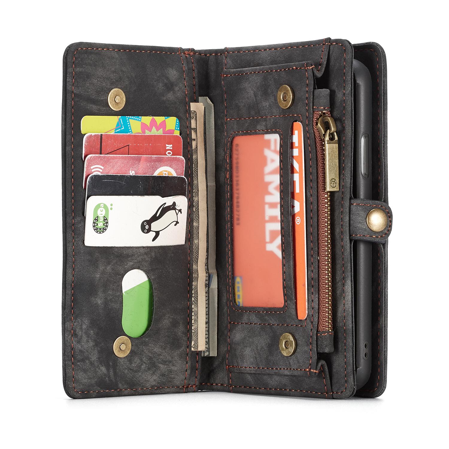 iPhone Xs Max Multi-slot Wallet Case Grey