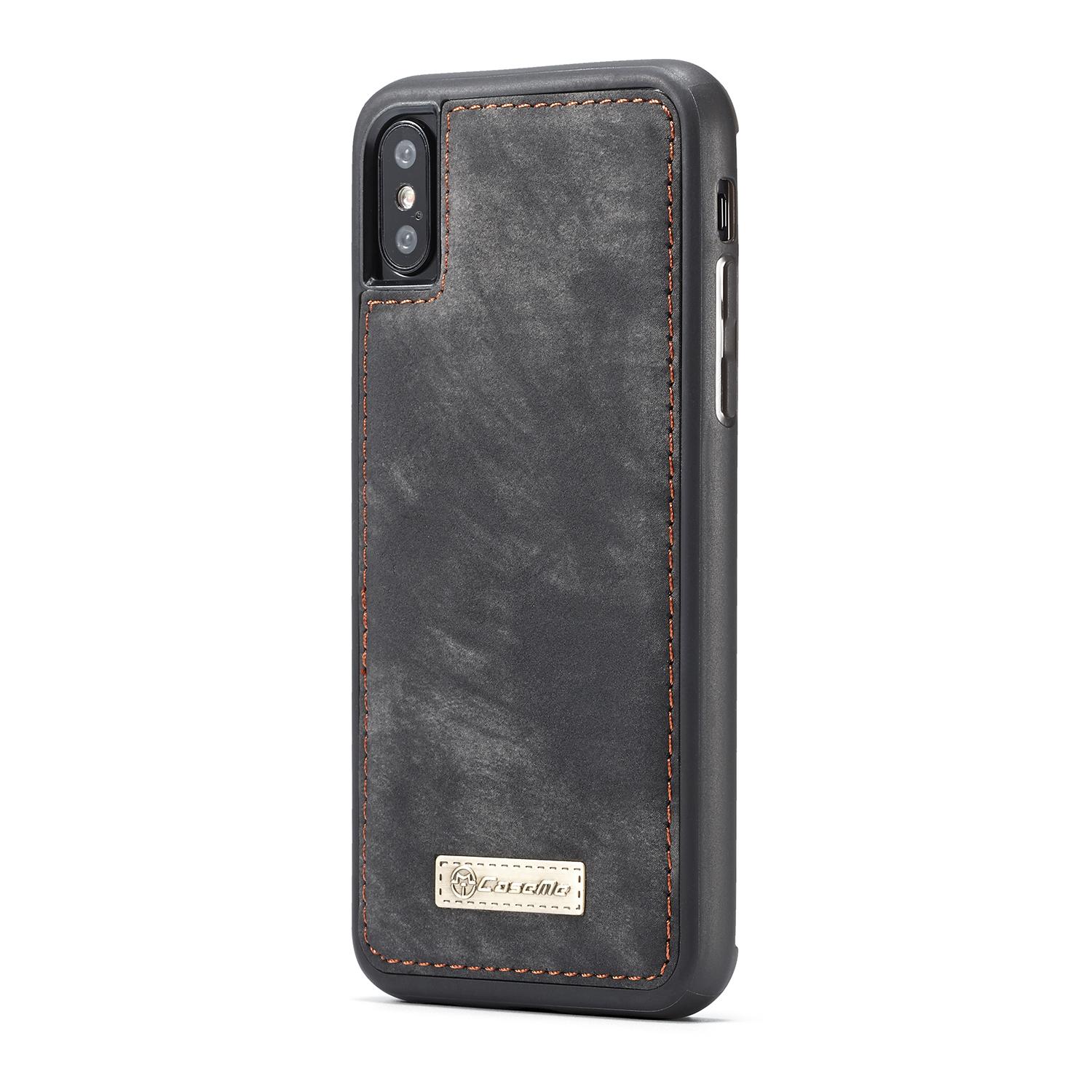 iPhone Xs Max Multi-slot Wallet Case Grey