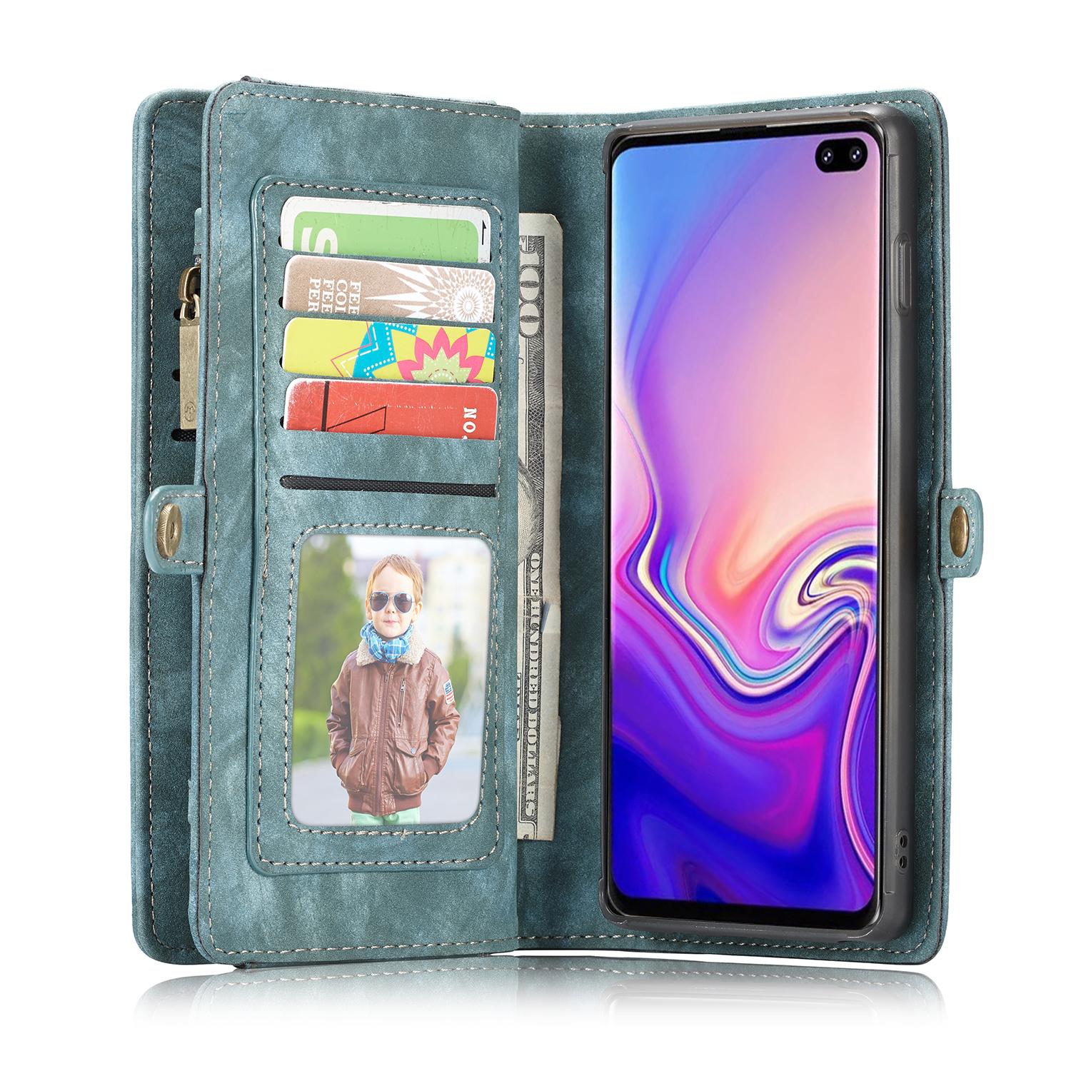 Samsung Galaxy S10 Multi-slot Wallet Case Blue