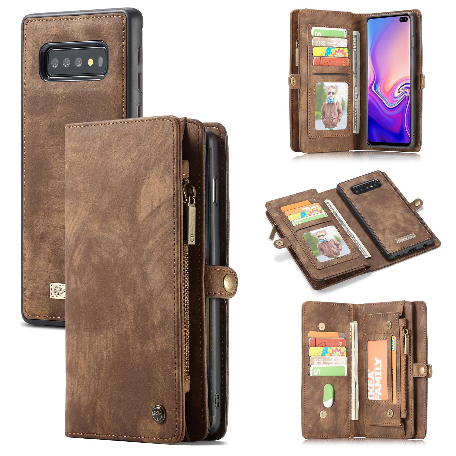Samsung Galaxy S10 Multi-slot Wallet Case Brown