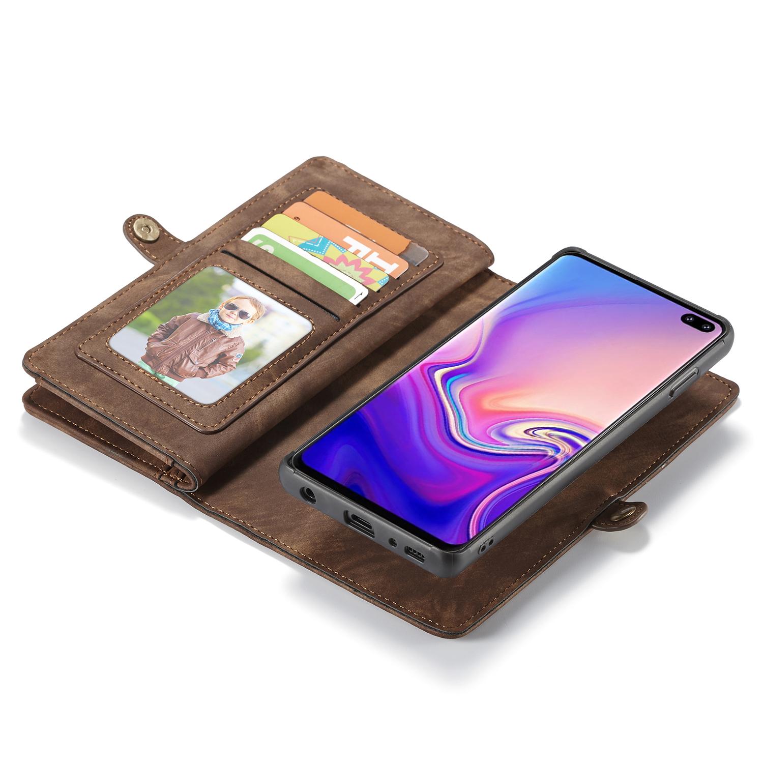 Samsung Galaxy S10 Multi-slot Wallet Case Brown
