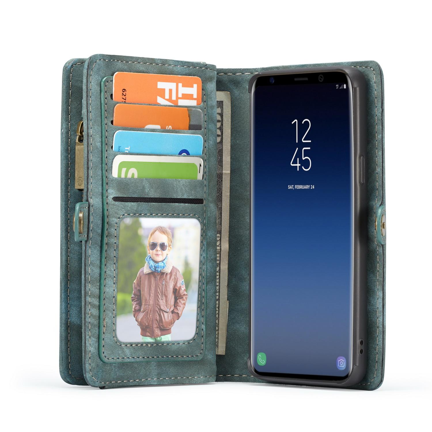 Samsung Galaxy S9 Multi-slot Wallet Case Blue