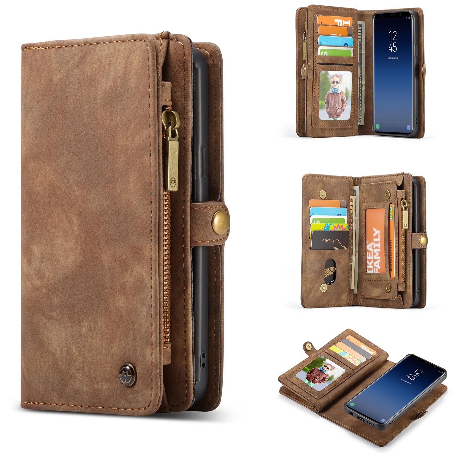 Samsung Galaxy S9 Multi-slot Wallet Case Brown