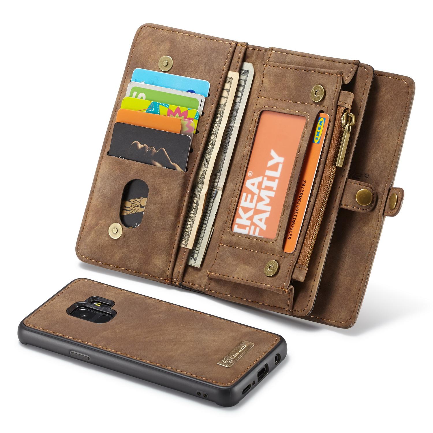 Samsung Galaxy S9 Multi-slot Wallet Case Brown
