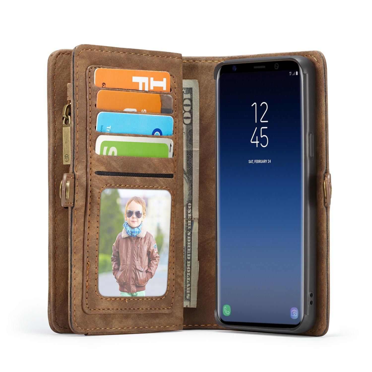 Samsung Galaxy S9 Multi-slot Wallet Case Brown