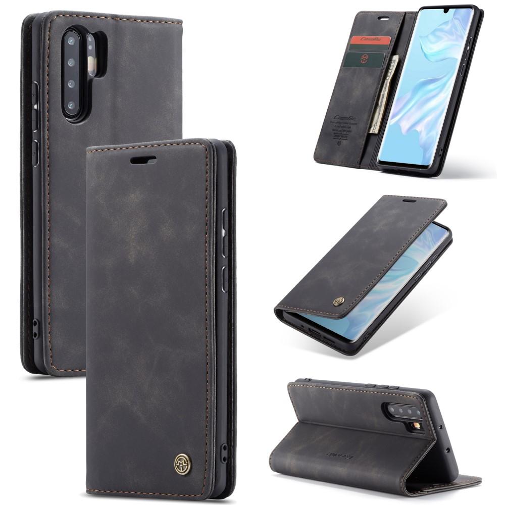 Huawei P30 Pro Slim Wallet Case Black