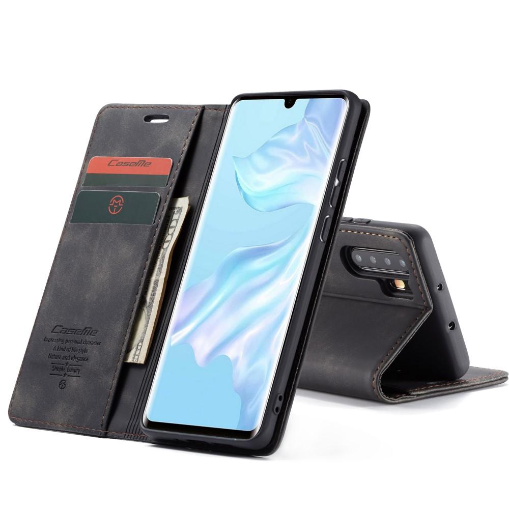 Huawei P30 Pro Slim Wallet Case Black