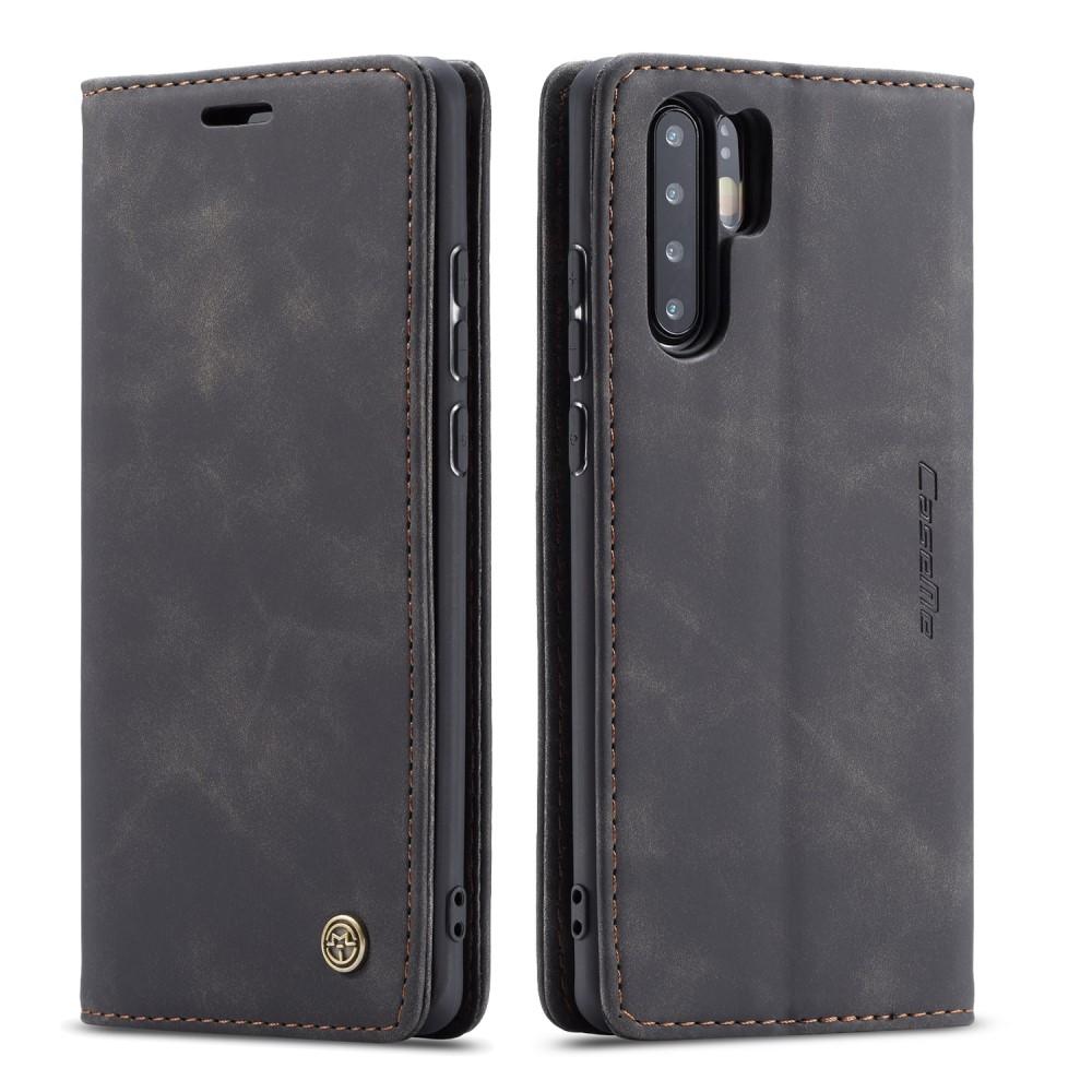 Huawei P30 Pro Slim Wallet Case Black