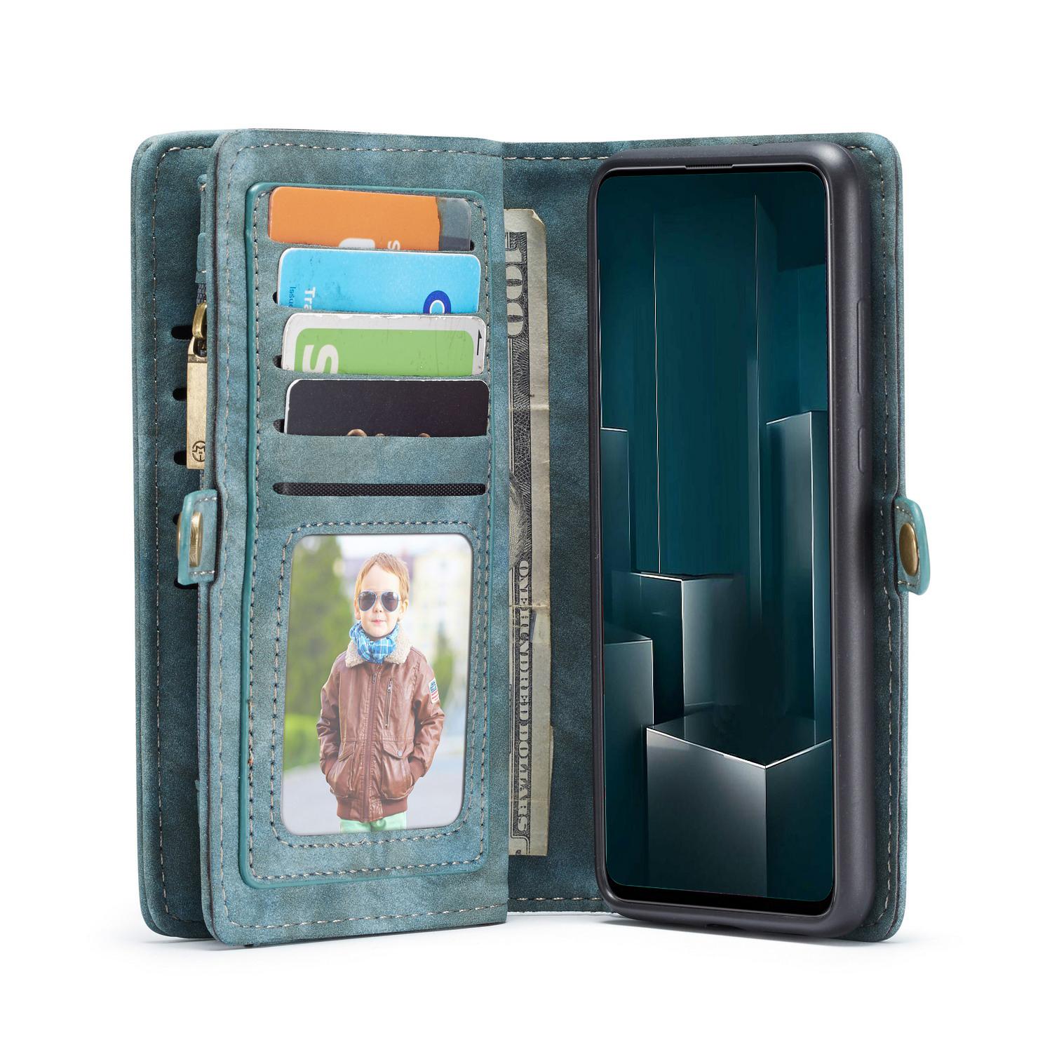 Samsung Galaxy A51 Multi-slot Wallet Case Blue
