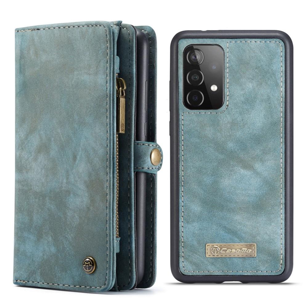 Samsung Galaxy A52 5G Multi-slot Wallet Case Blue