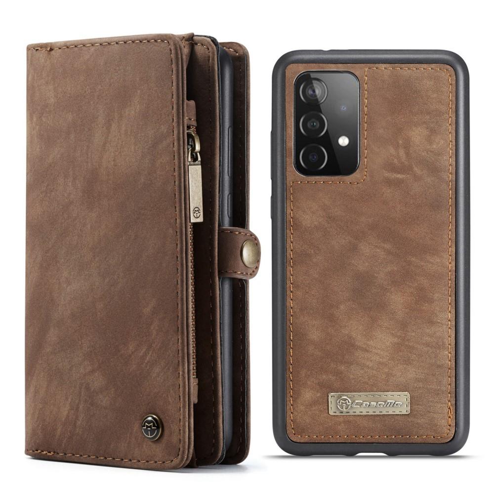 Samsung Galaxy A52 5G Multi-slot Wallet Case Brown