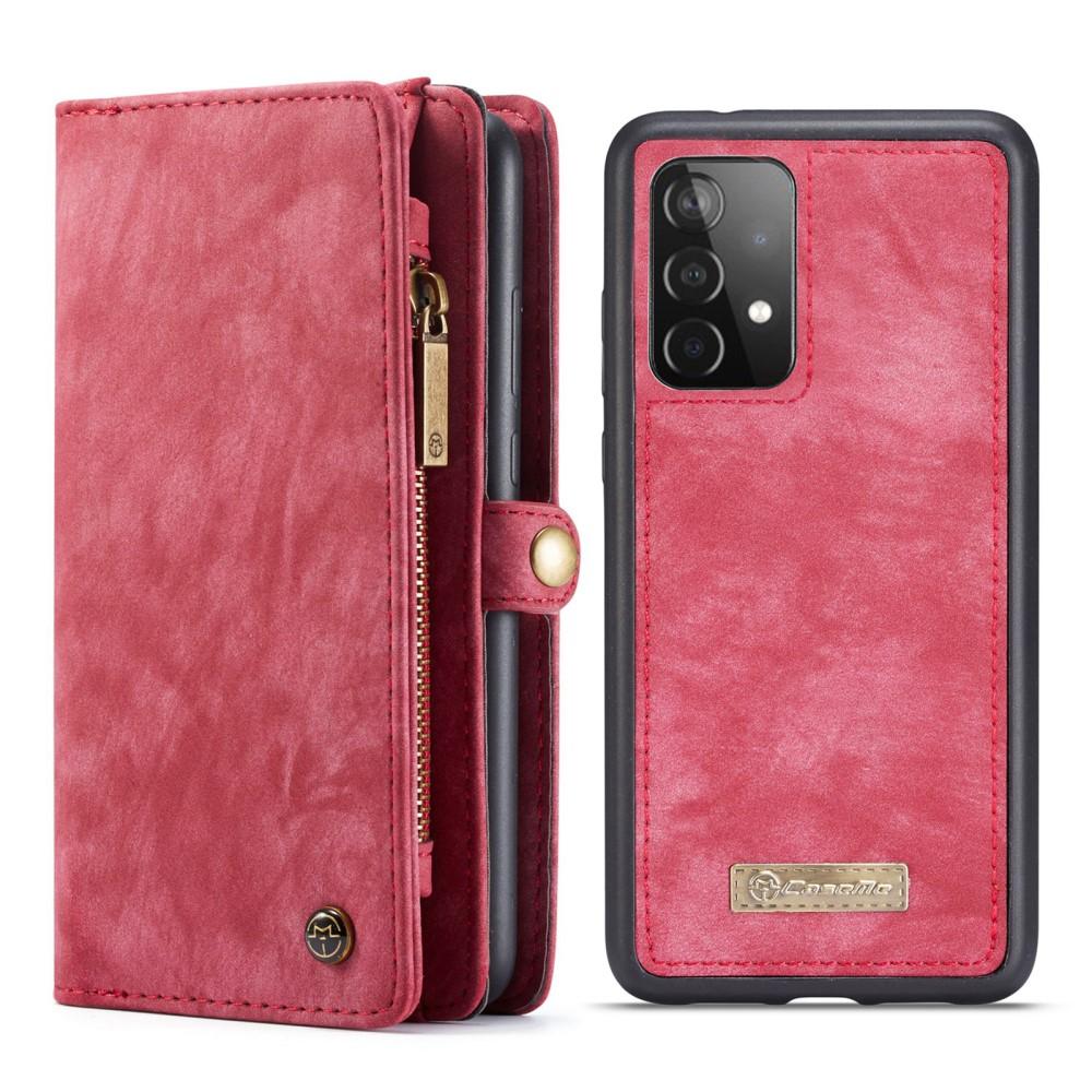 Samsung Galaxy A52 5G Multi-slot Wallet Case Red