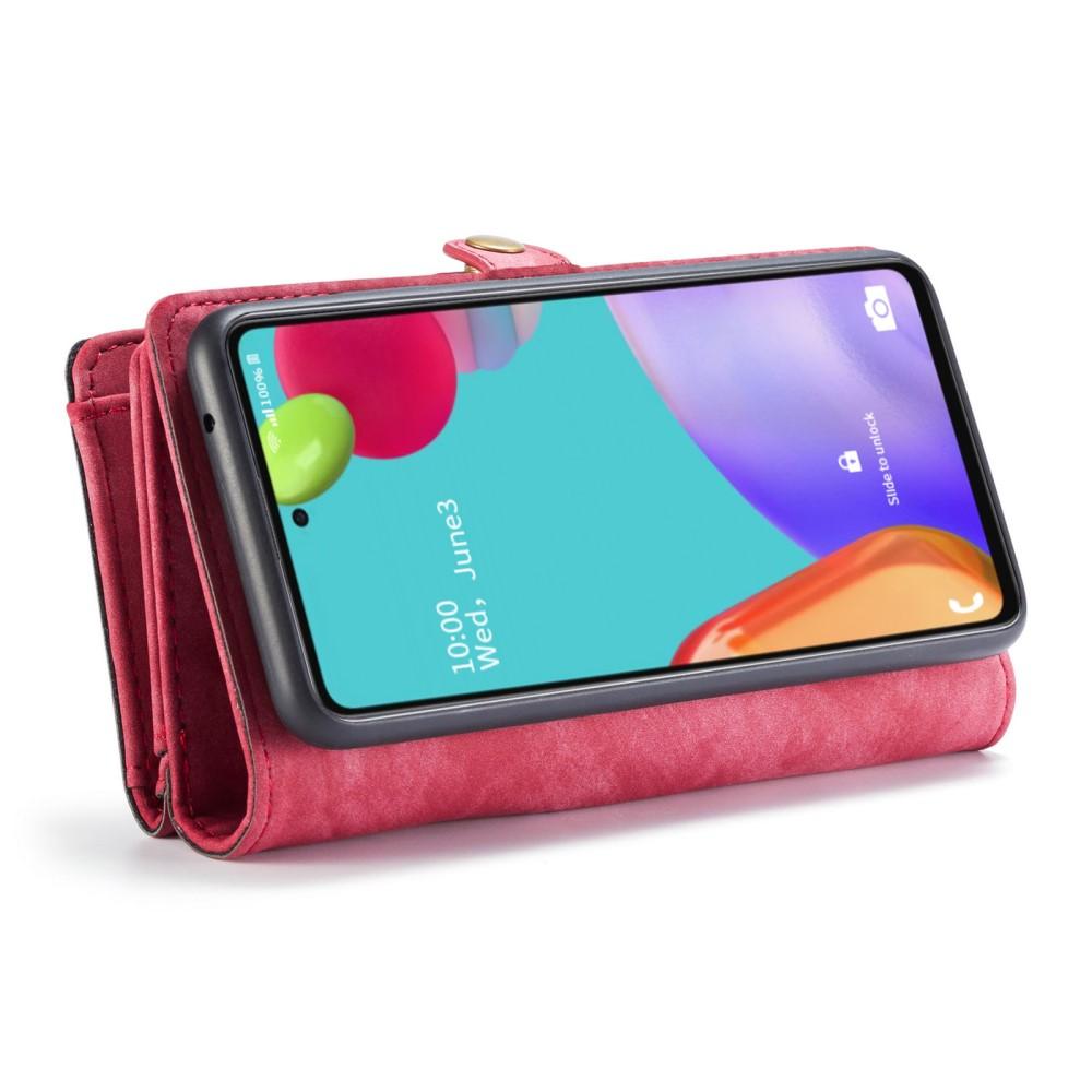 Samsung Galaxy A52 5G Multi-slot Wallet Case Red