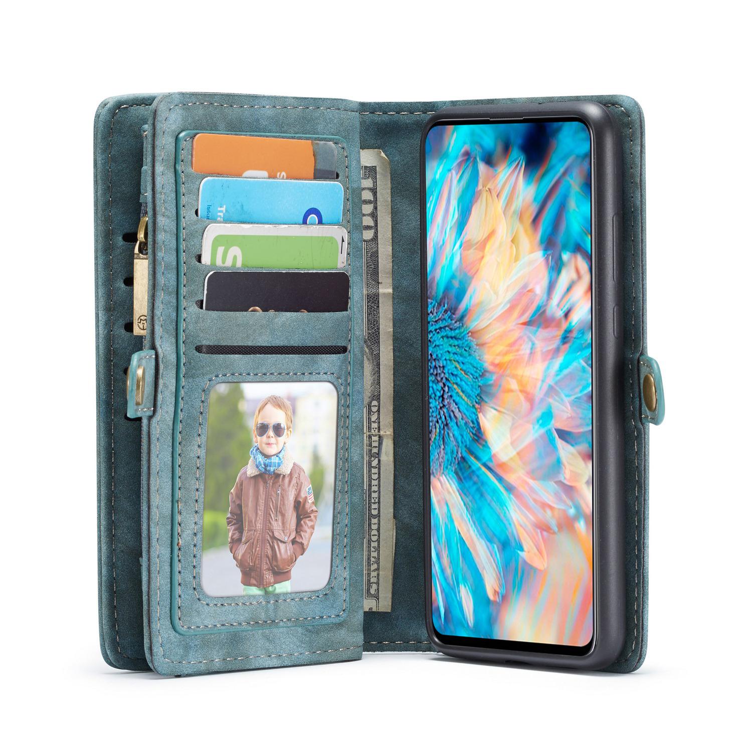 Samsung Galaxy A71 Multi-slot Wallet Case Blue