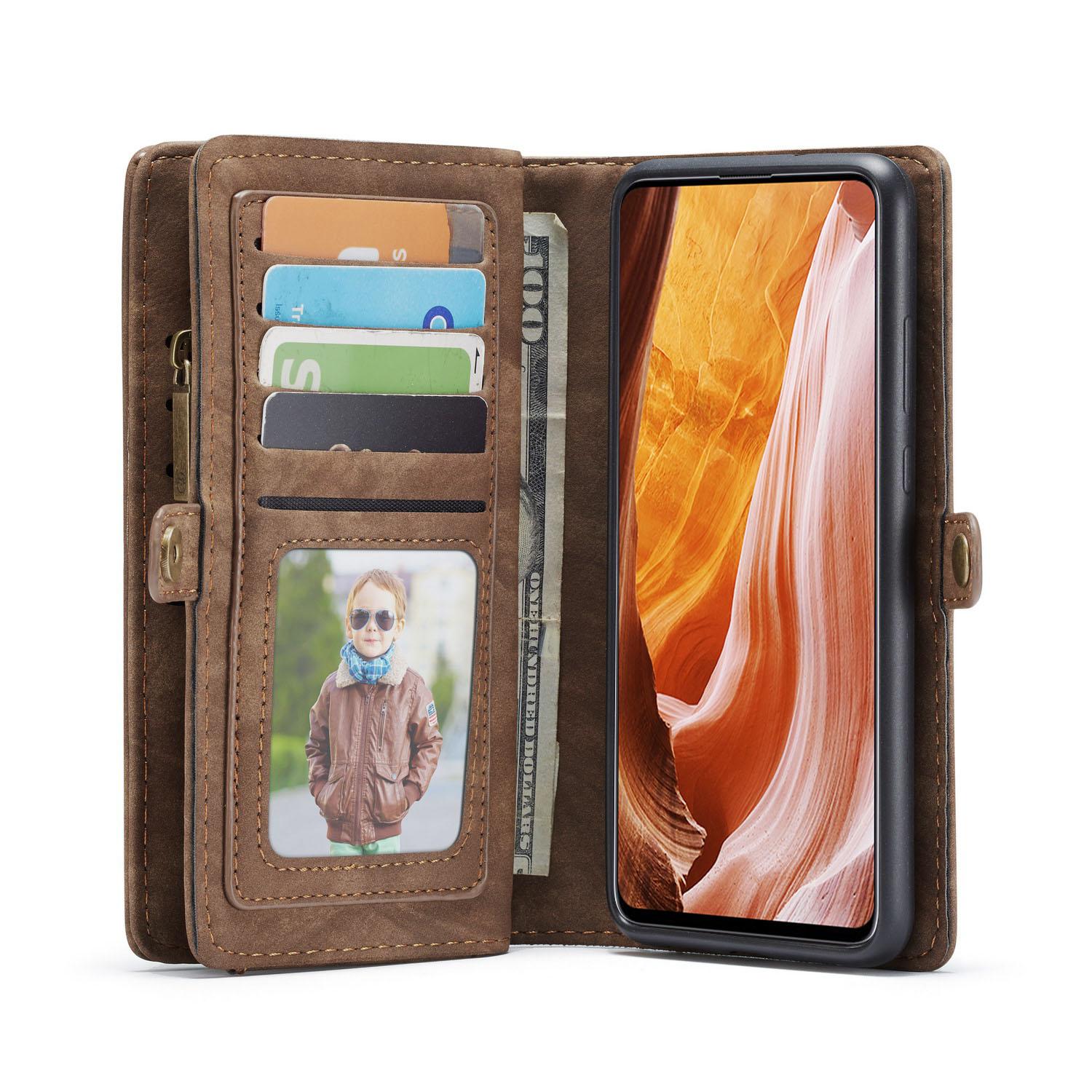 Samsung Galaxy A71 Multi-slot Wallet Case Brown