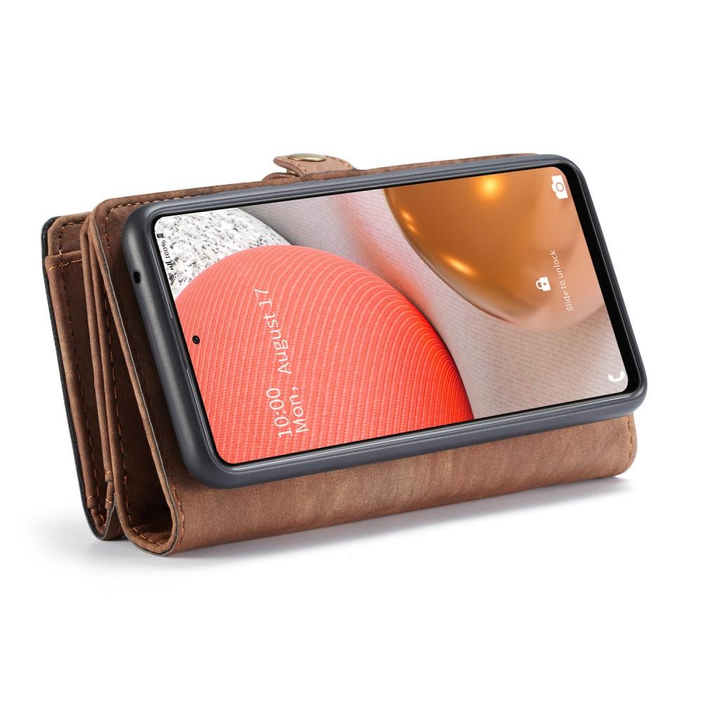 Samsung Galaxy A72 5G Multi-slot Wallet Case Brown