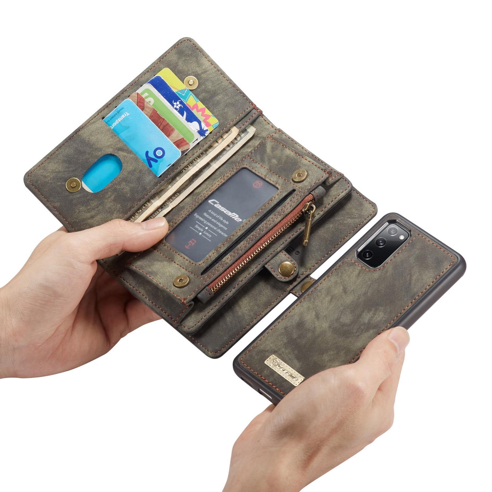 Samsung Galaxy S20 FE Multi-slot Wallet Case Grey
