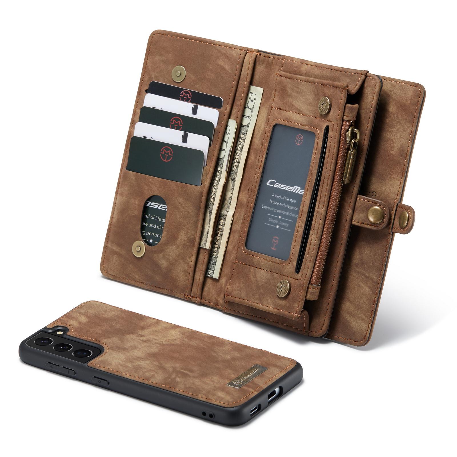 Samsung Galaxy S21 Multi-slot Wallet Case Brown