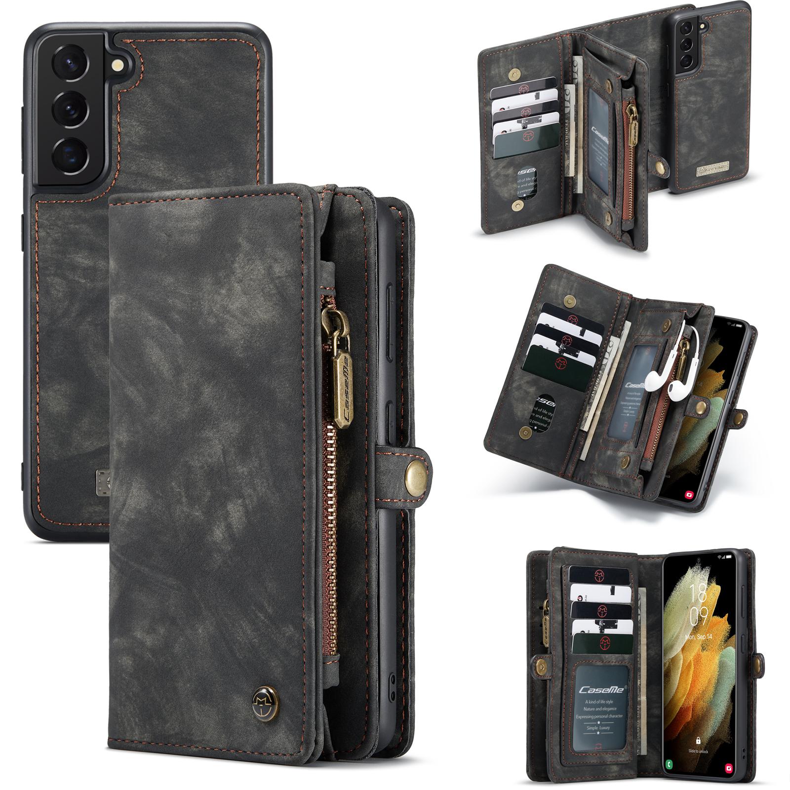 Samsung Galaxy S21 Plus Multi-slot Wallet Case Grey