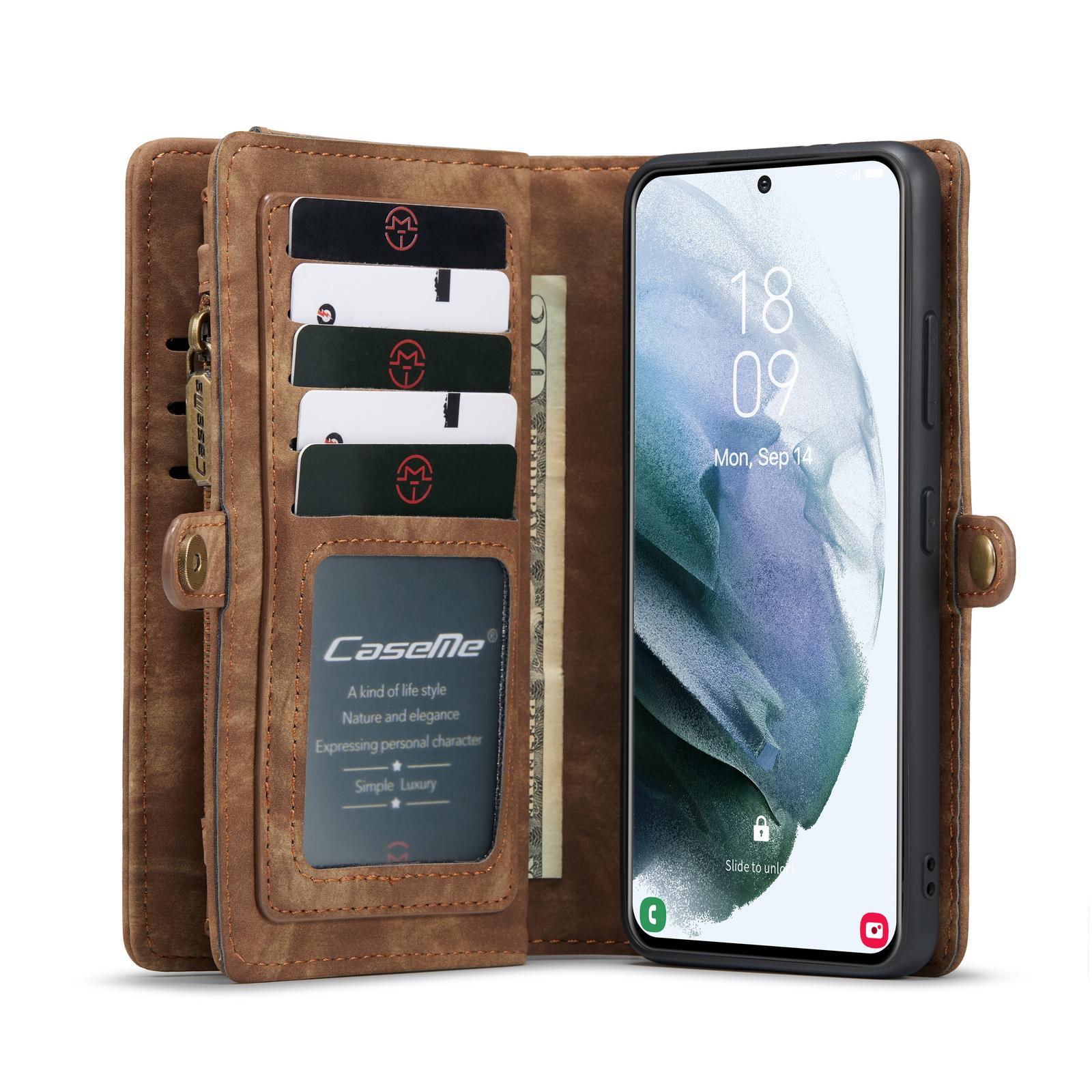 Samsung Galaxy S21 Ultra Multi-slot Wallet Case Brown