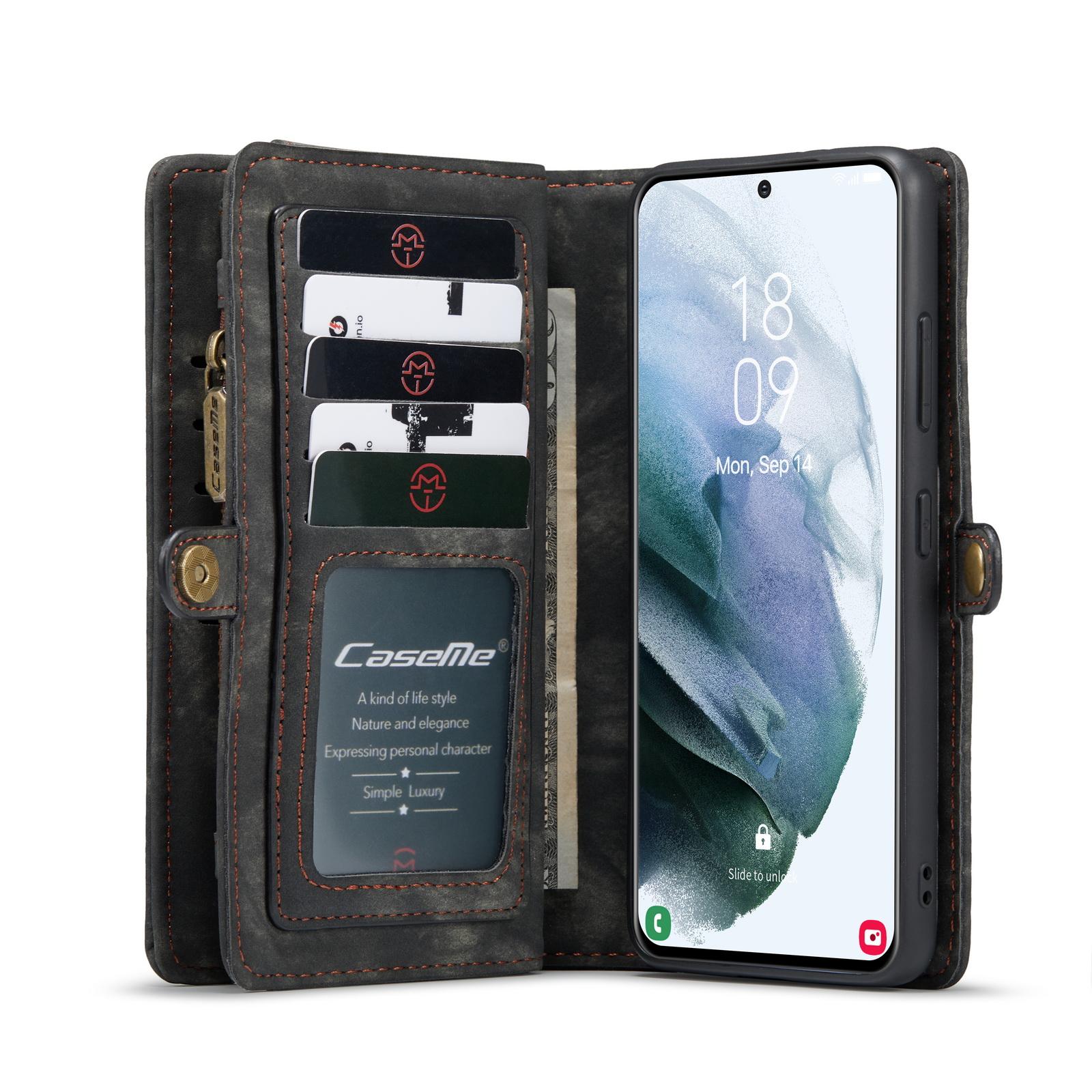 Samsung Galaxy S21 Ultra Multi-slot Wallet Case Grey