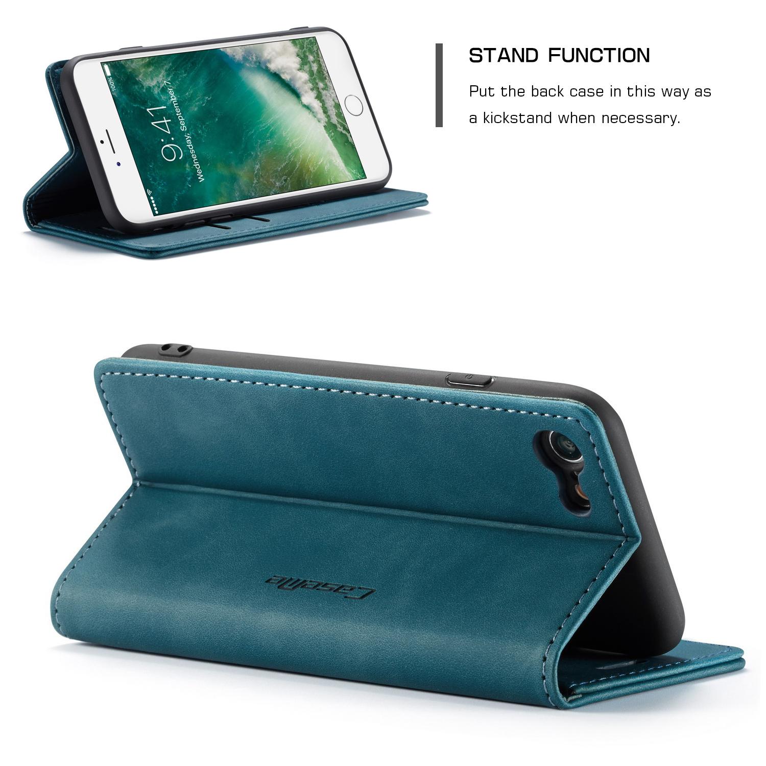 iPhone SE (2020) Slim Wallet Case Blue
