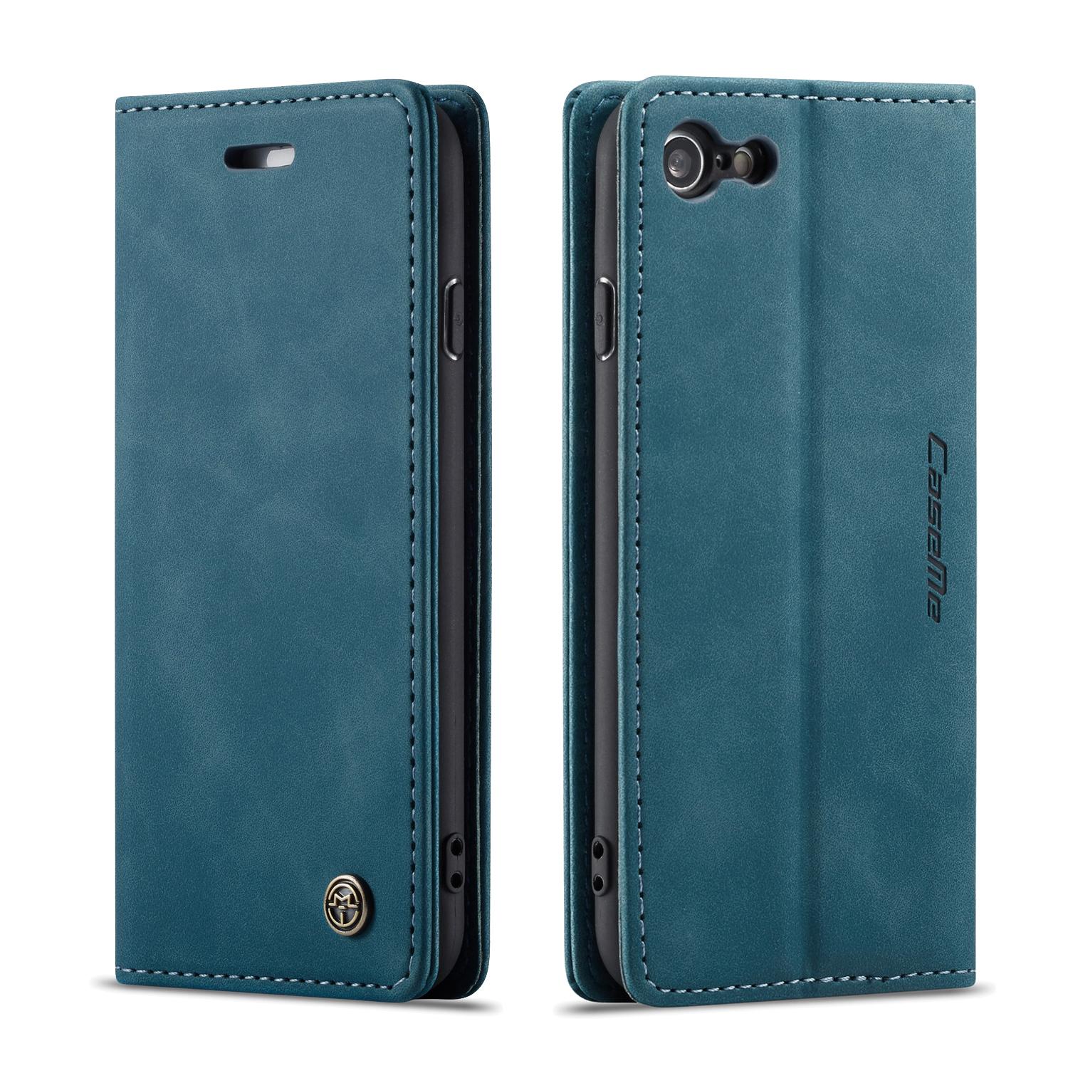 iPhone SE (2022) Slim Wallet Case Blue