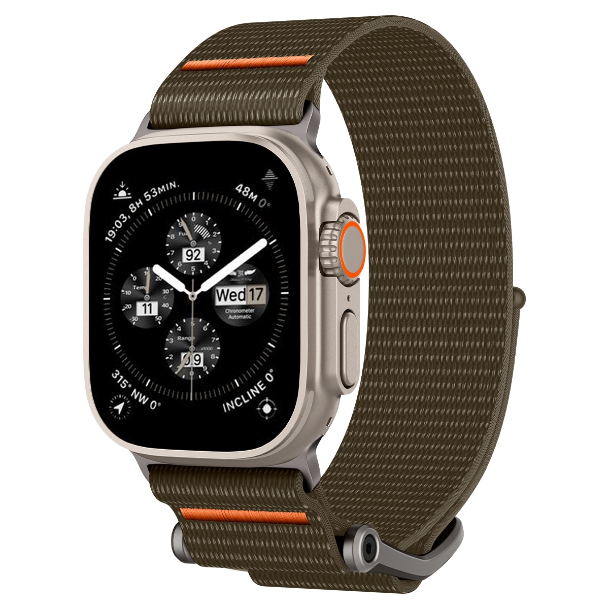 Apple Watch 45mm Series 9 DuraPro Flex Ultra Khaki