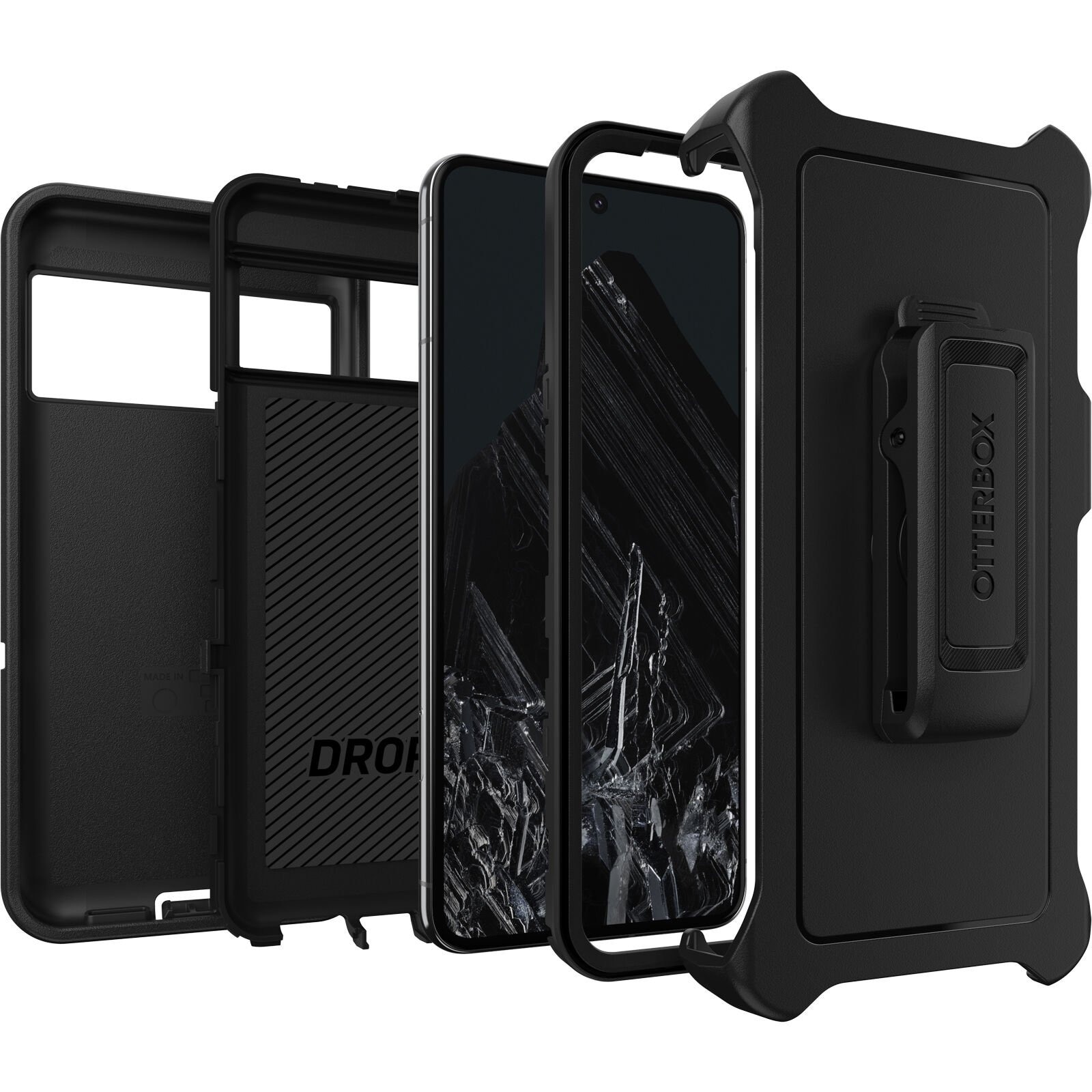 Google Pixel 8 Pro Defender Case Black