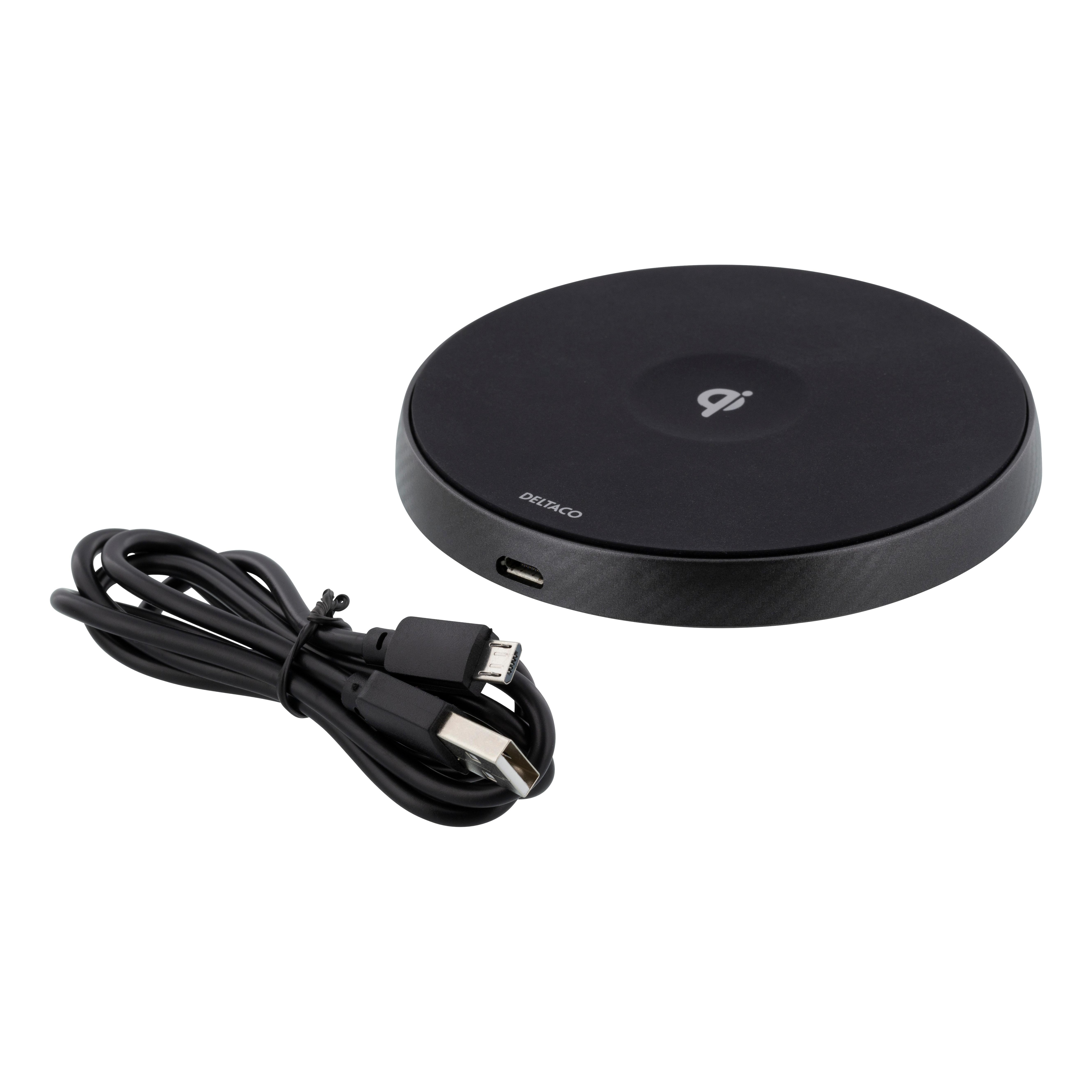 Qi 10W Wireless Charging Stand Black