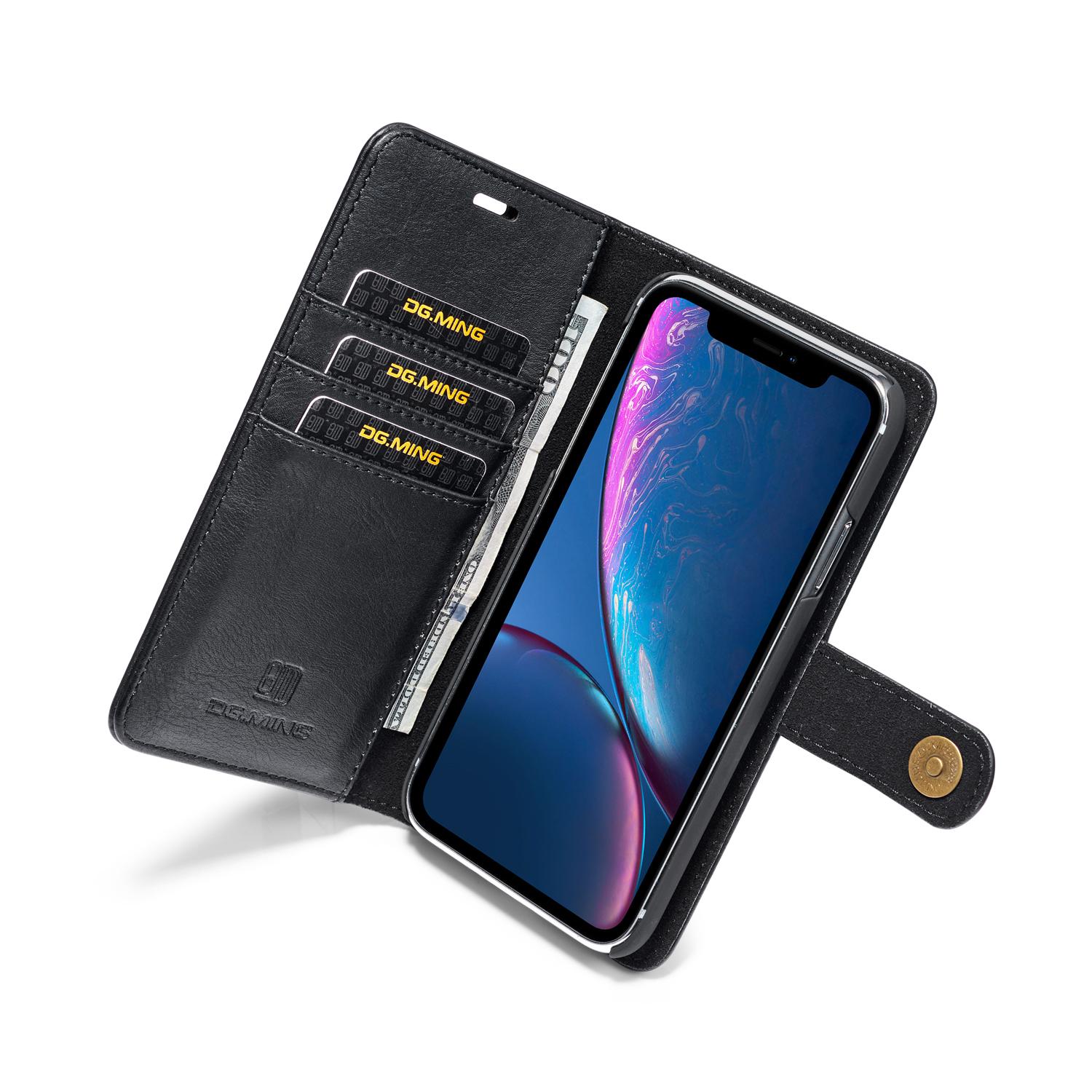 iPhone Xr Magnet Wallet Black