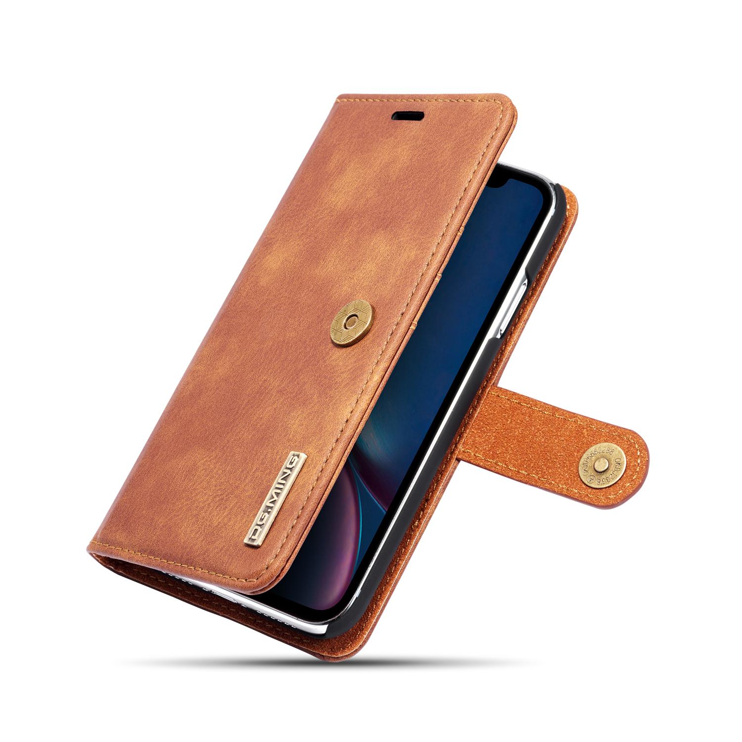 iPhone Xr Magnet Wallet Cognac