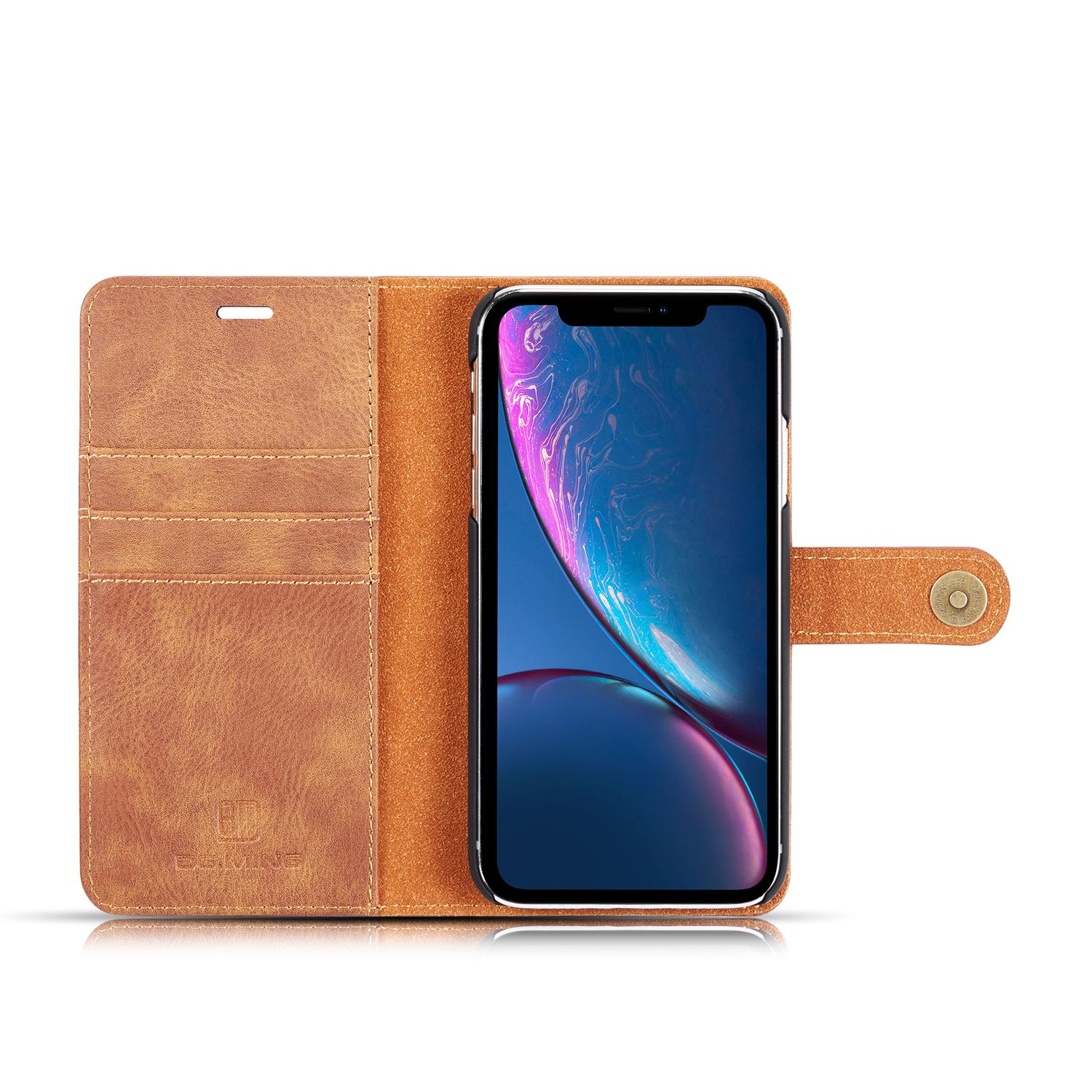 iPhone Xr Magnet Wallet Cognac