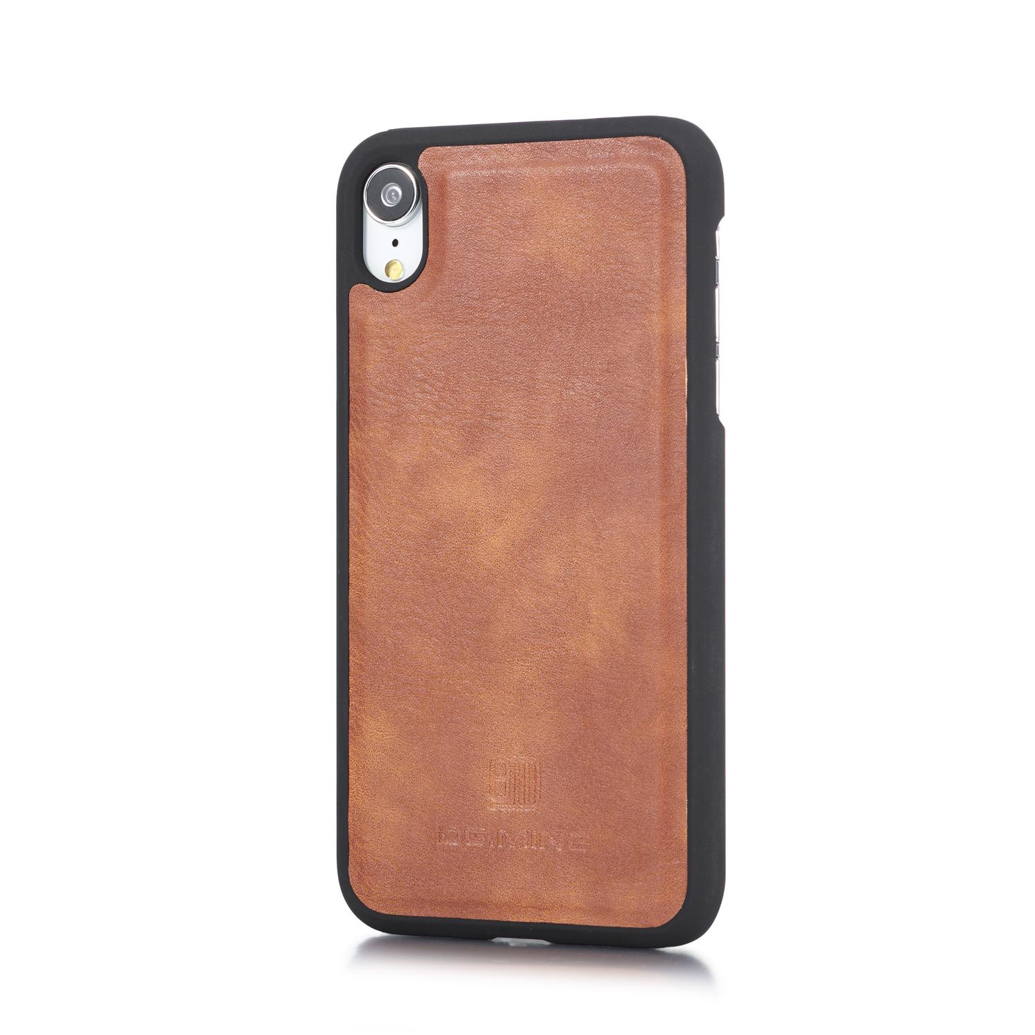 iPhone Xr Magnet Wallet Cognac