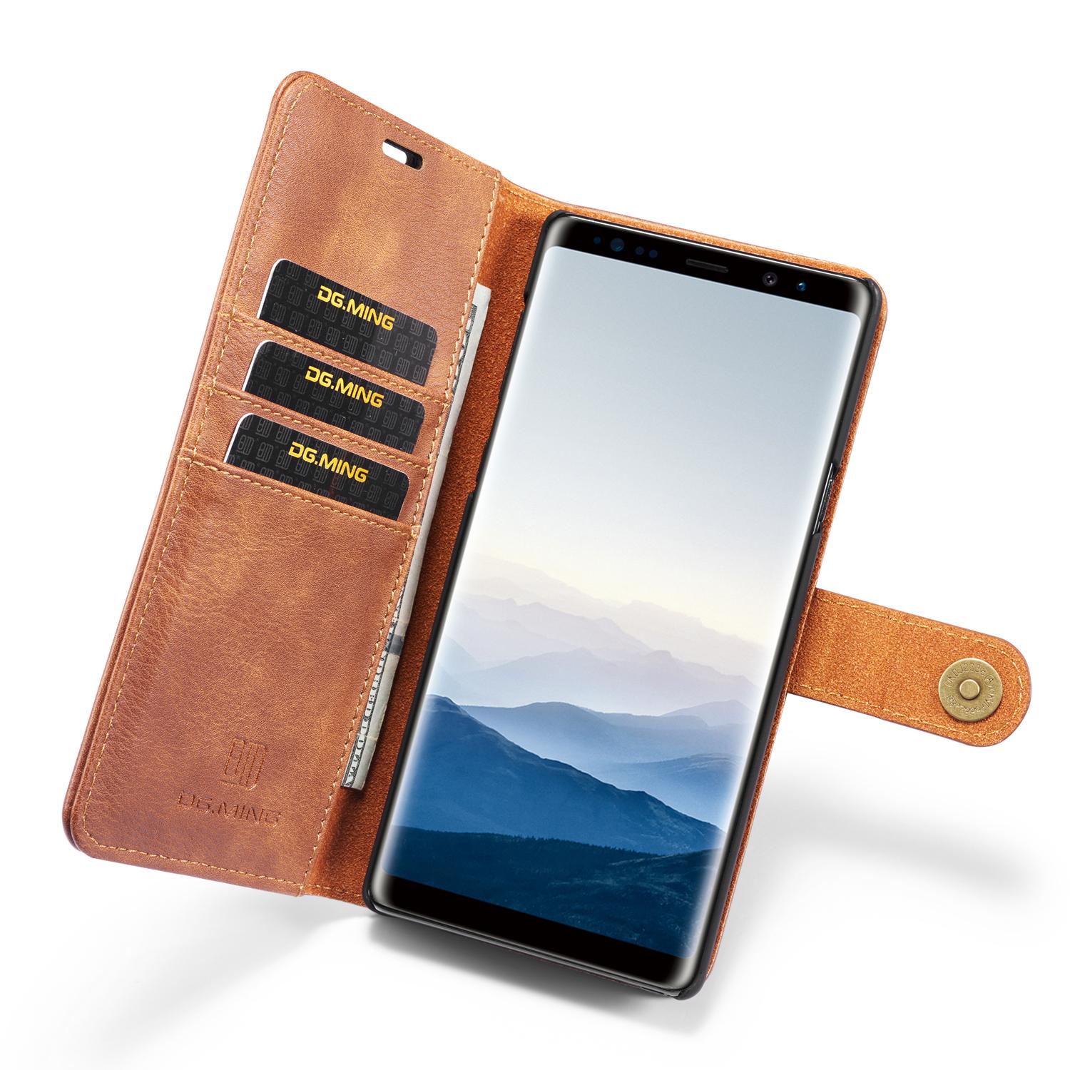 Samsung Galaxy Note 9 Magnet Wallet Cognac