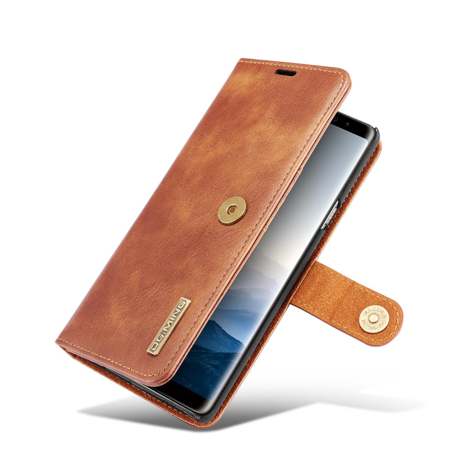 Samsung Galaxy Note 9 Magnet Wallet Cognac