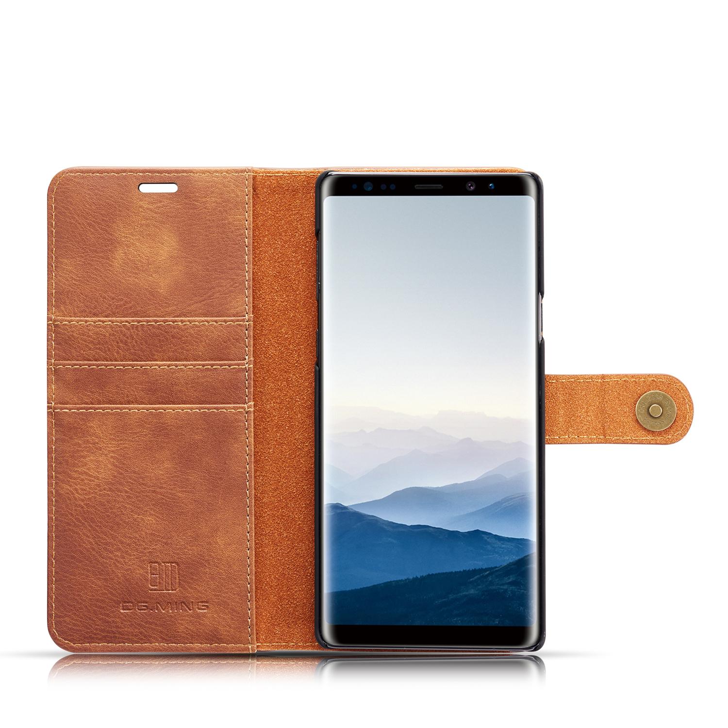 Samsung Galaxy Note 9 Magnet Wallet Cognac