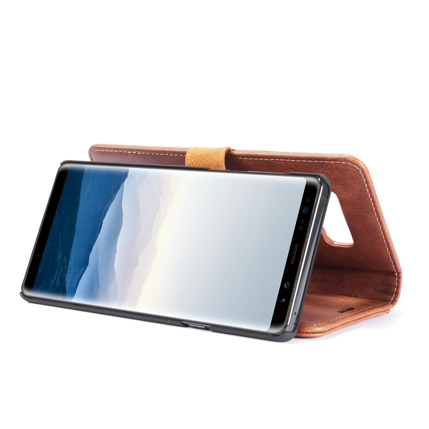 Samsung Galaxy Note 9 Magnet Wallet Cognac