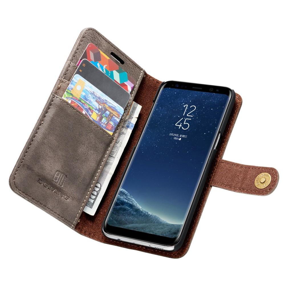 Samsung Galaxy S8 Magnet Wallet Brown