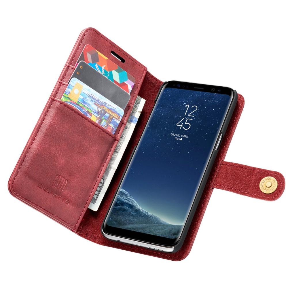 Samsung Galaxy S8 Magnet Wallet Red