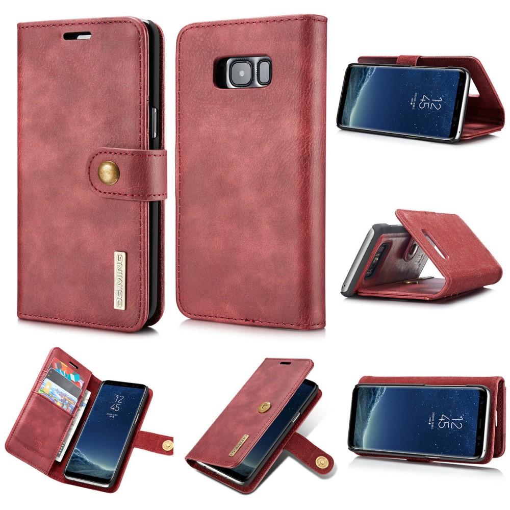 Samsung Galaxy S8 Magnet Wallet Red