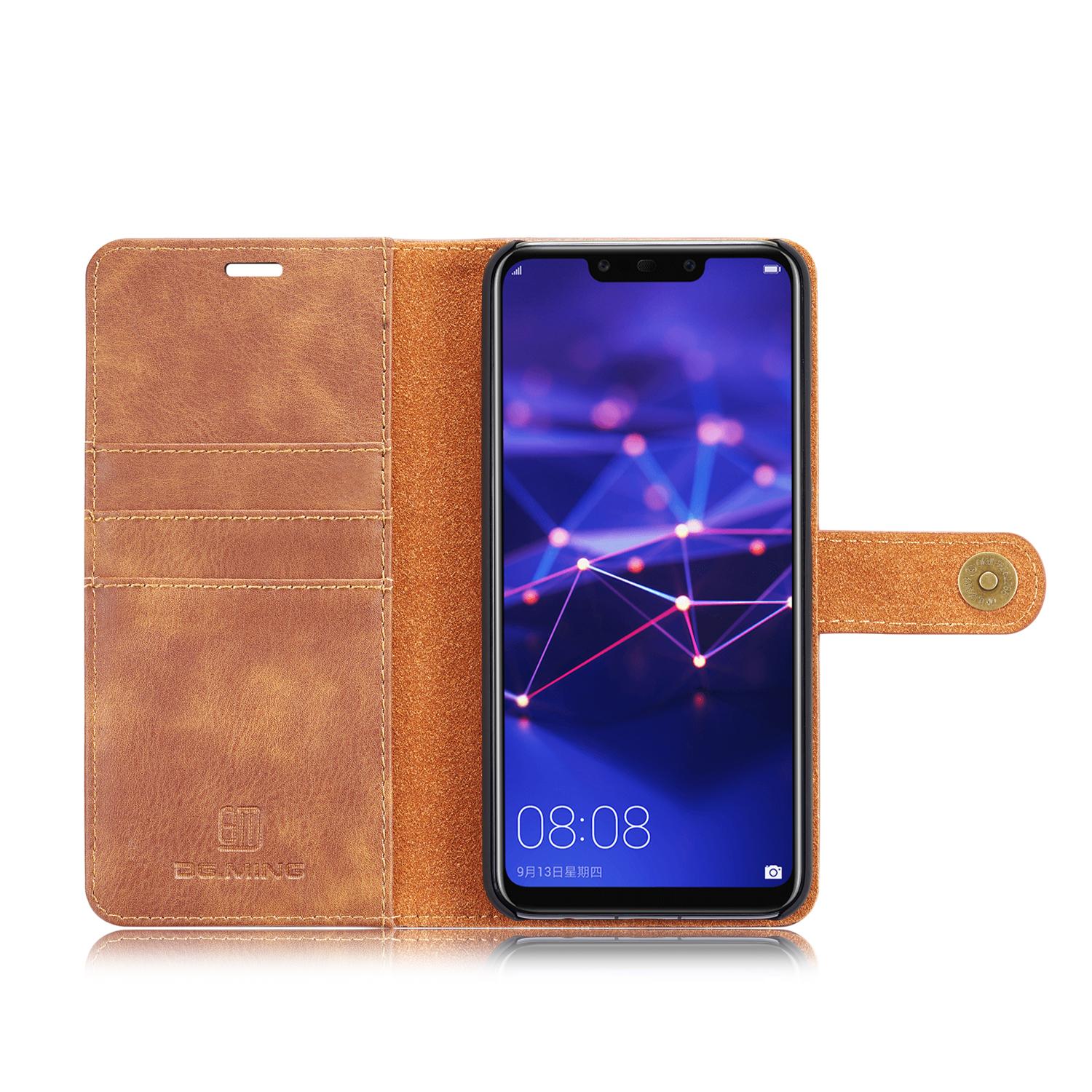 Huawei Mate 20 Lite Magnet Wallet Cognac