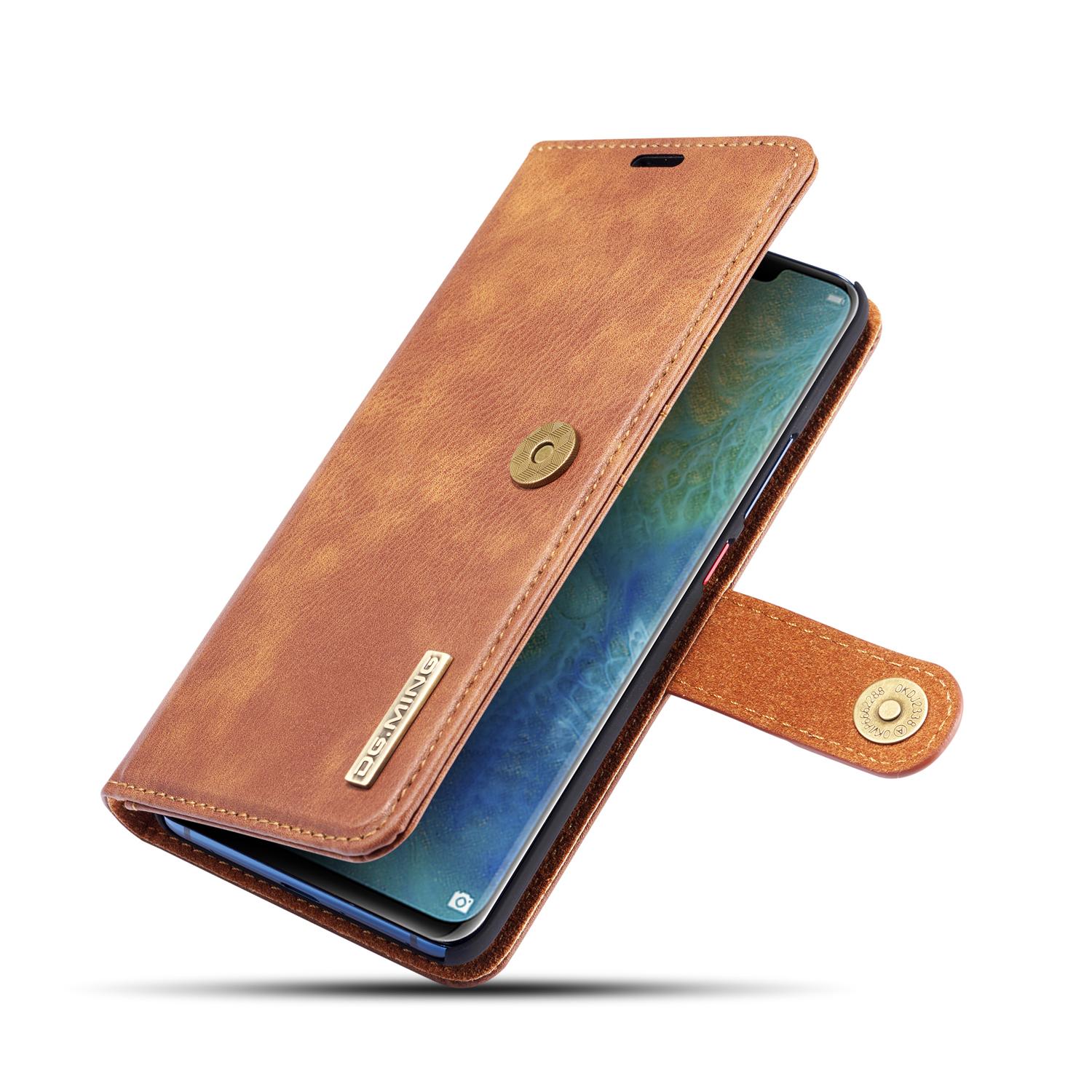 Huawei Mate 20 Pro Magnet Wallet Cognac