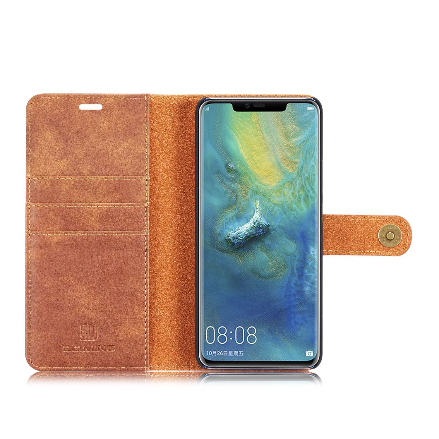 Huawei Mate 20 Pro Magnet Wallet Cognac